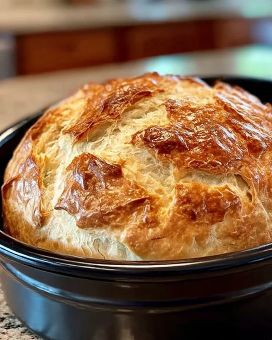2-Ingredient Slow Cooker Beer Bread