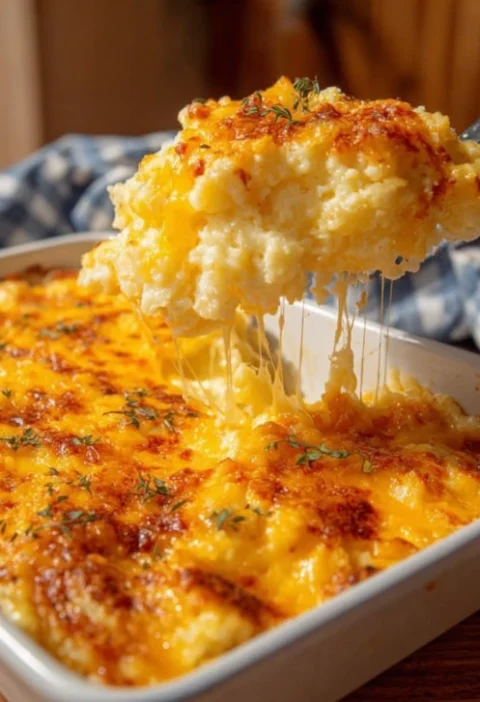 3ingredient Cheesy Potato Casserole