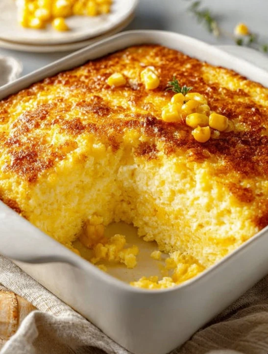 4ingredient Creamy Corn Pudding