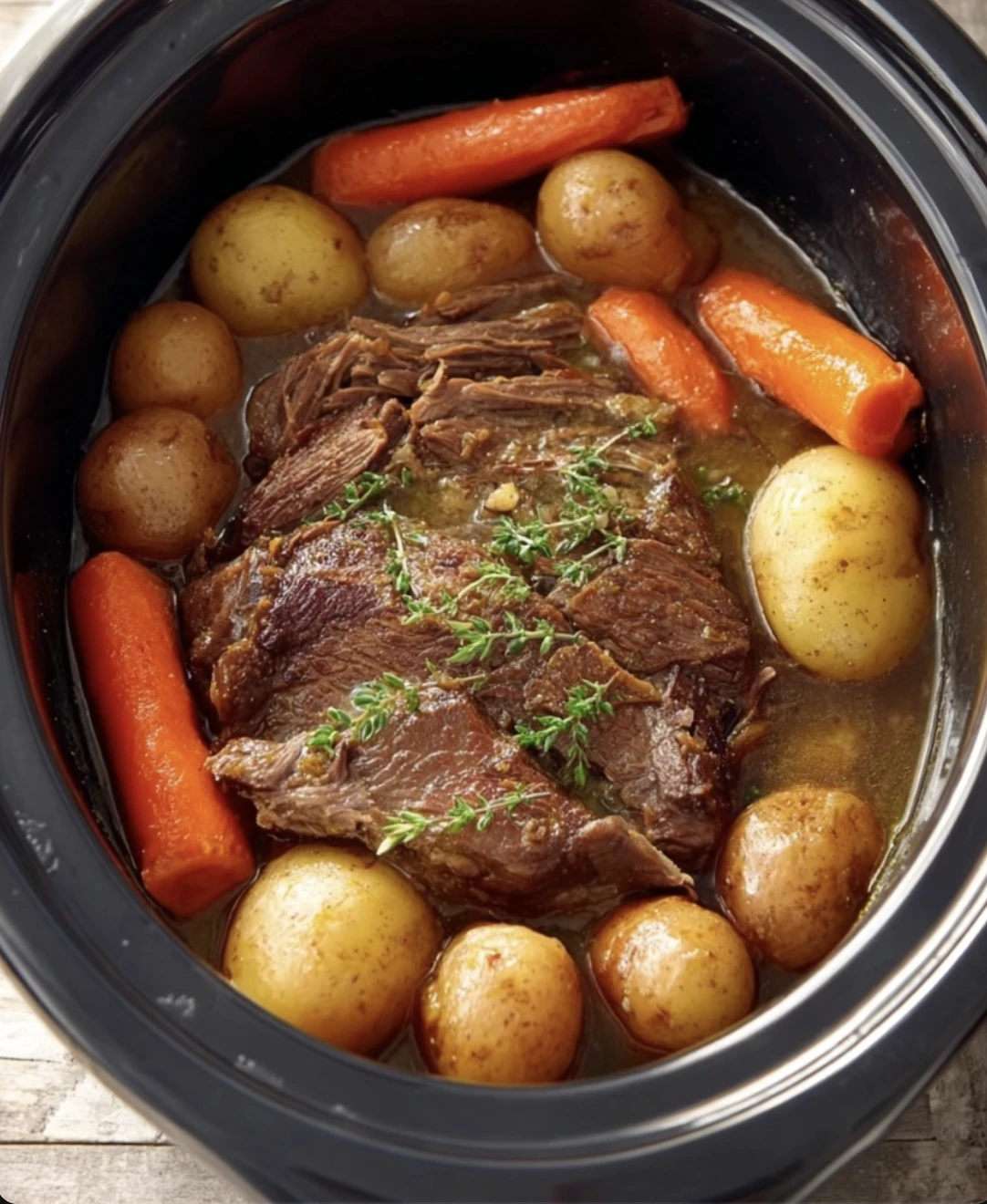 5-ingredient Slow Cooker Pot Roast