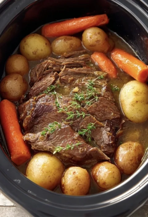 5ingredient Slow Cooker Pot Roast