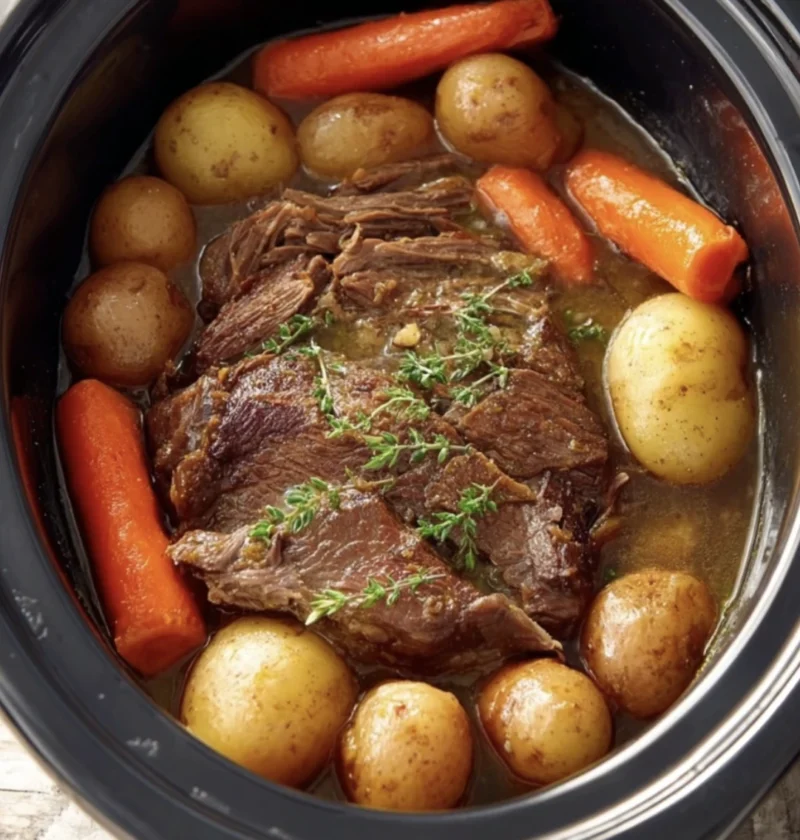 5ingredient Slow Cooker Pot Roast