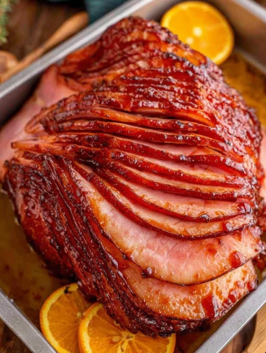Baked Ham With Brown Sugar Glaze Recipe Best Brown Sugar Glaze For Ham Easy Baked Ham With Brown Sugar Glaze How To Make A...