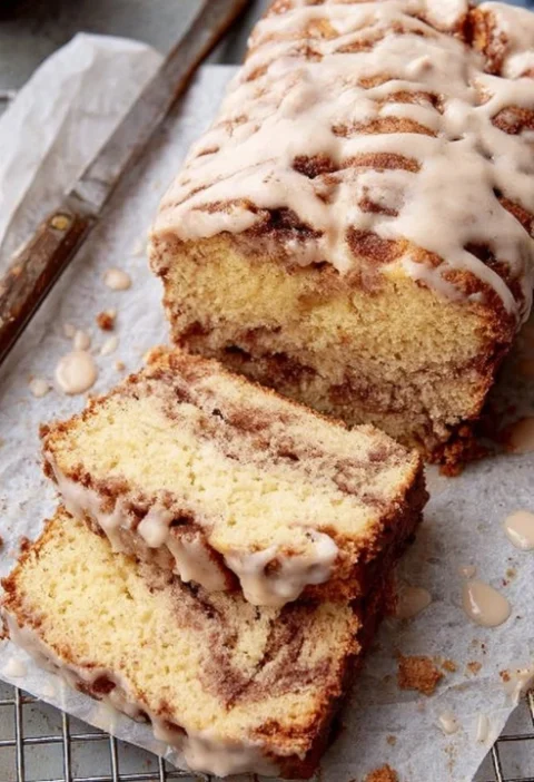 Bakery-style Apple Fritter Bread Recipe Homemade Apple Fritter Loaf How To Make Apple Fritter Bread Best Apple Fritter Bre...