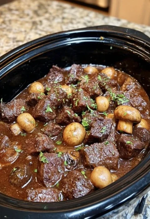 Best Beef Bourguignon Recipe For Winter Easy Slow Cooker Beef Bourguignon Healthy Comfort Food Beef Bourguignon Gluten-fre...