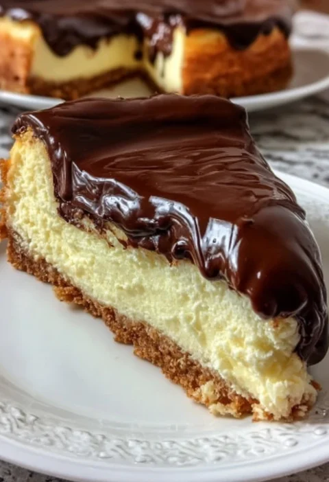 Best Boston Cream Pie Cheesecake Recipe How To Make Retro Bakery Cheesecake Classic Boston Cream Pie Cheesecake Near Me Ho...