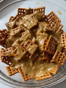 Festive Holiday Butter Toffee Pretzels