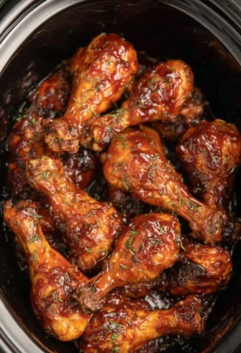 Best Slow Cooker Chicken Drumsticks Recipe Easy Crock Pot Drumsticks For Dinner Healthy Crockpot Chicken Drumsticks Meal S...