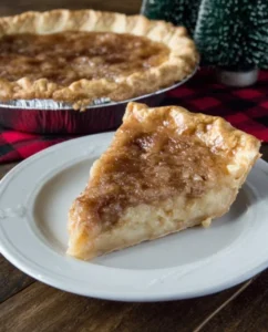 Winter Comfort Maple Sugar Cream Pie