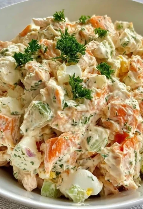 Church Supperstyle Crab Salad