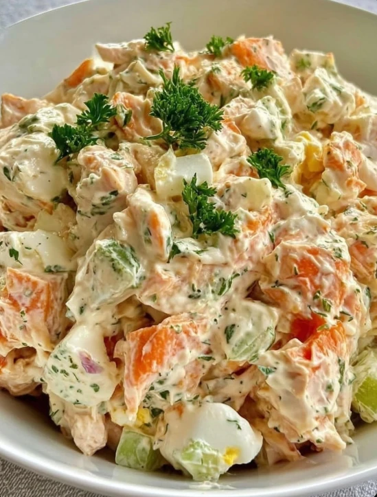 Church Supperstyle Crab Salad