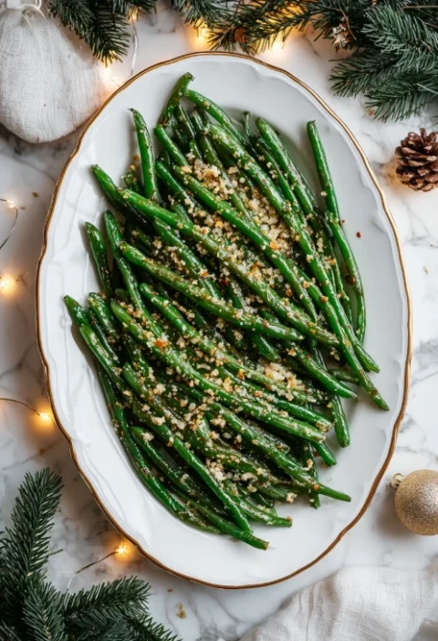 Classic Homestead Parmesan Green Beans Recipe Homemade Roasted Parmesan Green Beans Best Parmesan Green Beans Recipe For D...