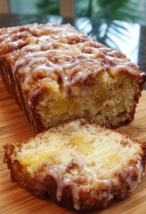 Country-style Cinnamon Swirl Bread Recipe Apple Fritter Bread Homemade How To Make Apple Fritter Bread Cinnamon Swirl Appl...