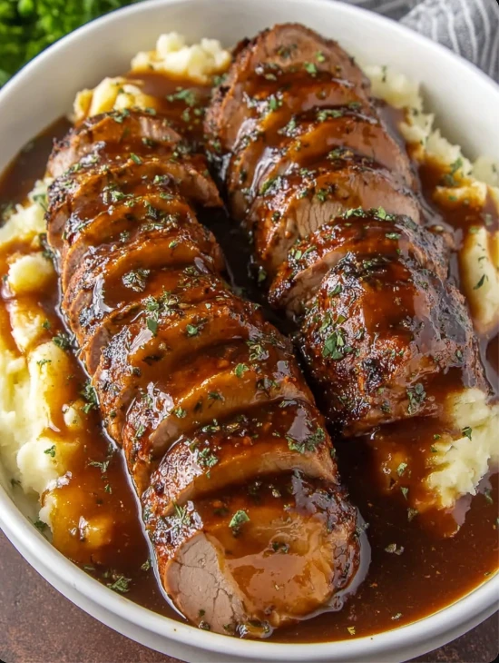 Country-style Glazed Pork Tenderloin Recipe Easy Glazed Pork Tenderloin Dinner Best Spices For Pork Tenderloin Slow-cooked...