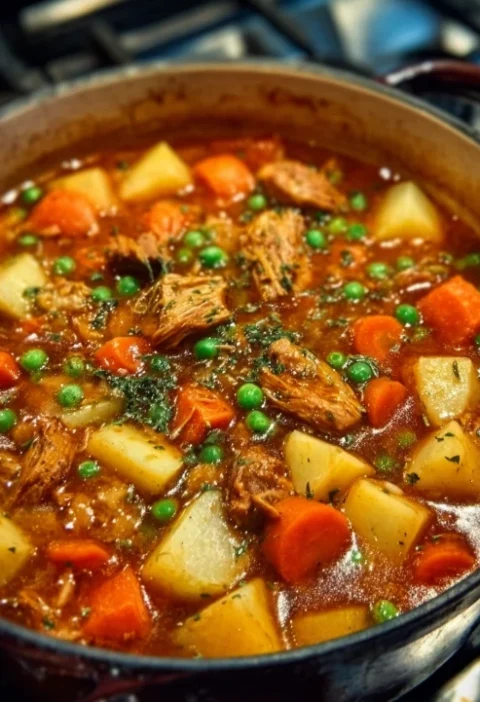 Cozy Comforting Hearty Chicken Vegetable Stew