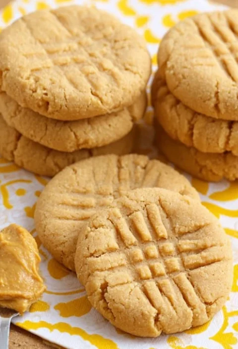 Cozy Grandmas Ingredient Peanut Butter Cookies