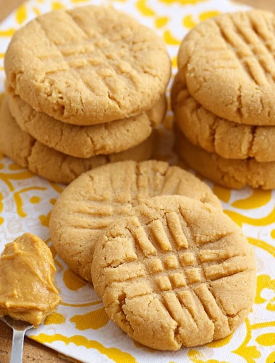 Cozy Grandmas Ingredient Peanut Butter Cookies