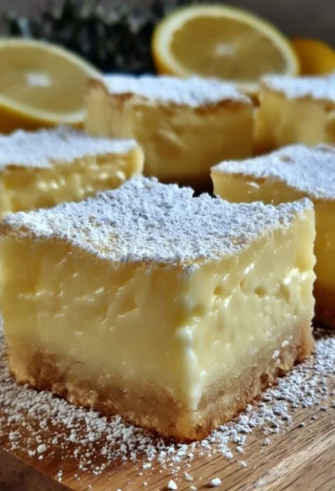 Cozy Grandmas Vanilla Custard Cream Squares