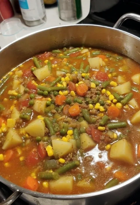 Cozy Grandmas Vegetable Beef Soup
