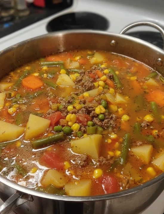 Cozy Homestead Vegetable Beef Soup