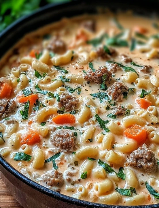 Creamy Parmesan Italian Sausage Ditalini Soup Crock Pot