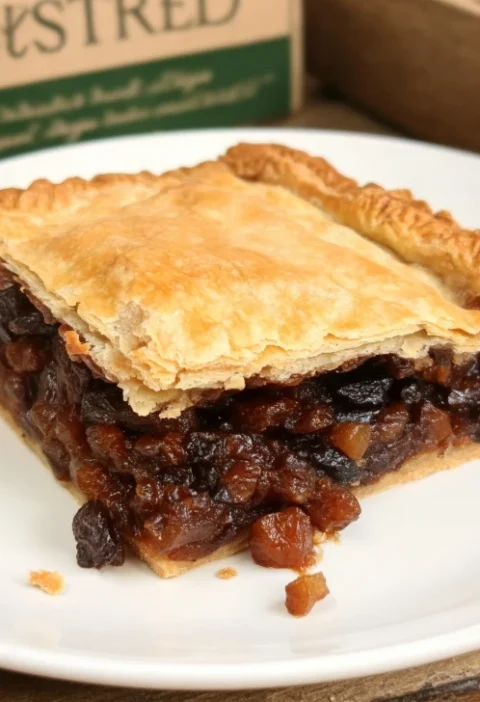 Delicious Oldfashioned Raisin Pie