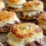 Baked French Dip Biscuits