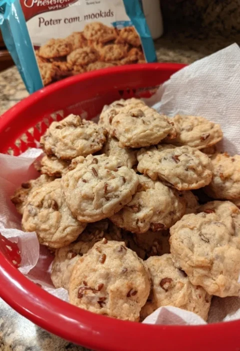 Butter Pecan Cake Cookies