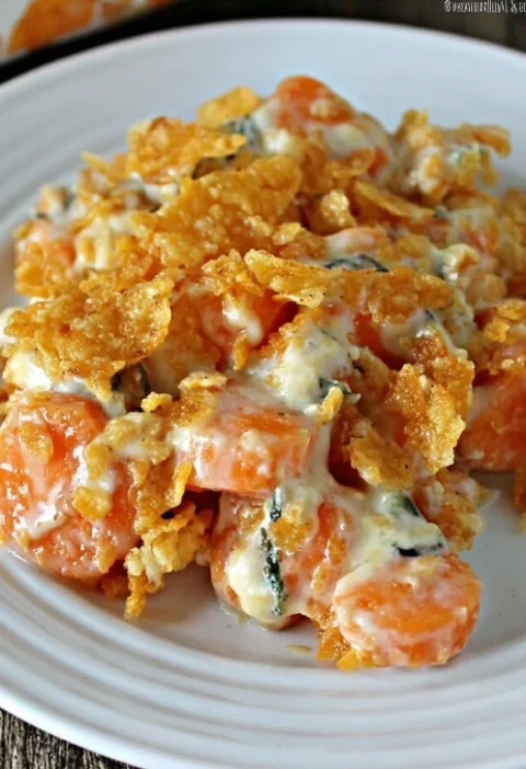 Easy Church Supper Casserole Recipes Creamy Carrot Cornflakes Casserole Ideas Best Warm Supper Casserole Church How To Mak...