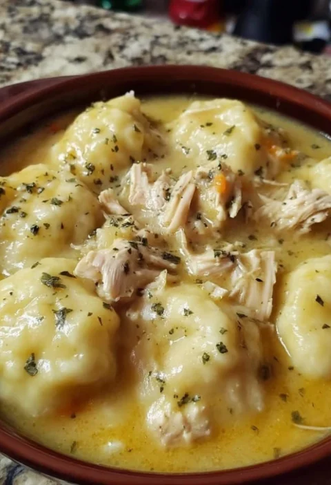 Easy Crock Pot Chicken And Dumplings Recipe Homemade Slow Cooker Chicken And Dumplings Best Ever Crock Pot Chicken Dumplin...