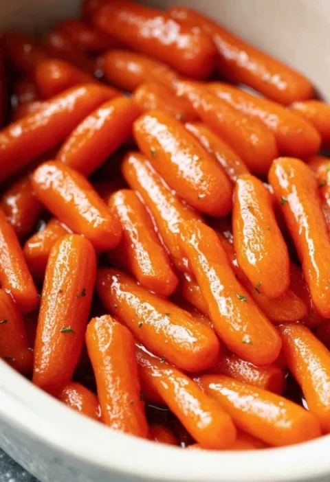 Crockpot Glazed Carrots