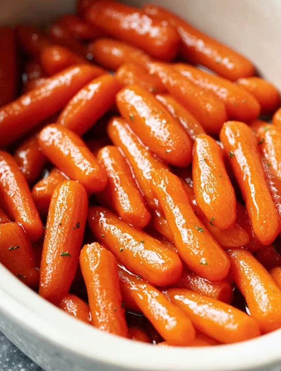 Crockpot Glazed Carrots