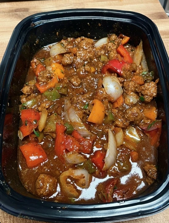 Easy Crockpot Pepper Steak