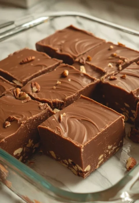 Easy Farmhouse Fudge Recipe 5-minute Comfort Fudge Instructions Quick Homemade Fudge Recipes Best Quick Fudge Recipes Simp...