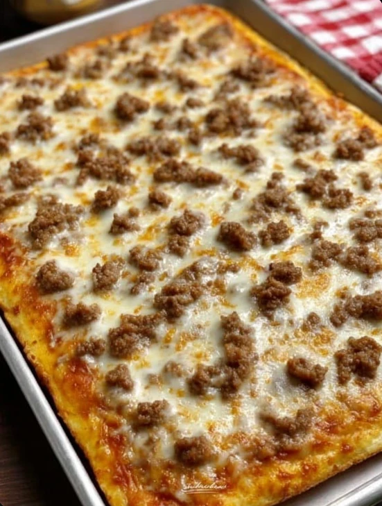 Easy Grandma's School Pizza Recipe Homemade School Cafeteria Pizza Tutorial Best Nostalgic School Pizza Recipe How To Make...