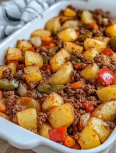 Ground Beef and Vegetable Casserole