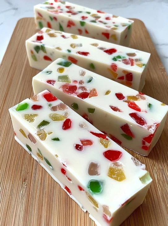 Easy Old-fashioned Gumdrop Nougat Candy Recipe Homemade Gumdrop Nougat Candy Instructions Best Sugar For Old-fashioned Nou...