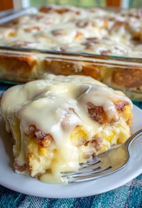 Easy Overnight Orange Roll Casserole Recipe Grandma's Best Orange Roll Casserole Make-ahead Orange Roll Breakfast Casserol...