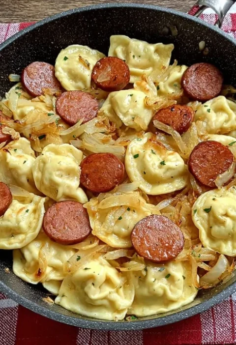 Pierogies Kielbasa Skillet Dinner