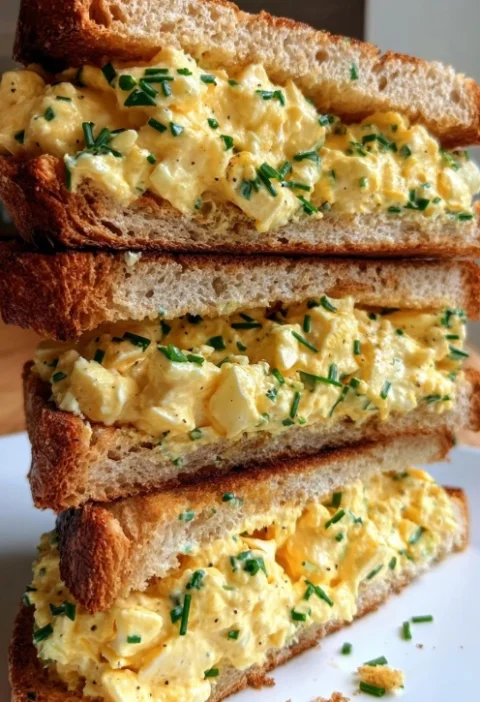 Egg Salad Sandwich Recipe Mayo Mustard