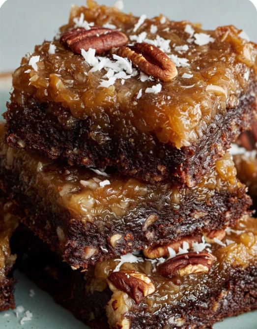 Familyfavorite German Chocolate Pecan Brownies