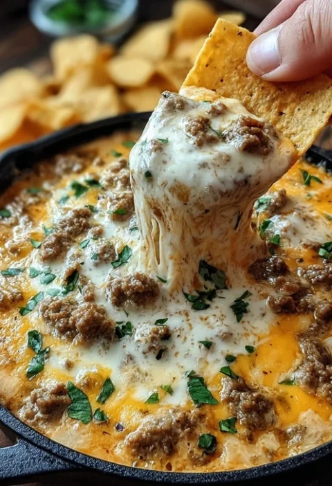 Farmhouse Comfort Sausage Cheese Dip Recipe Best Cheese For Sausage Dip Easy Farmhouse Sausage Cheese Dip Creamy Sausage C...