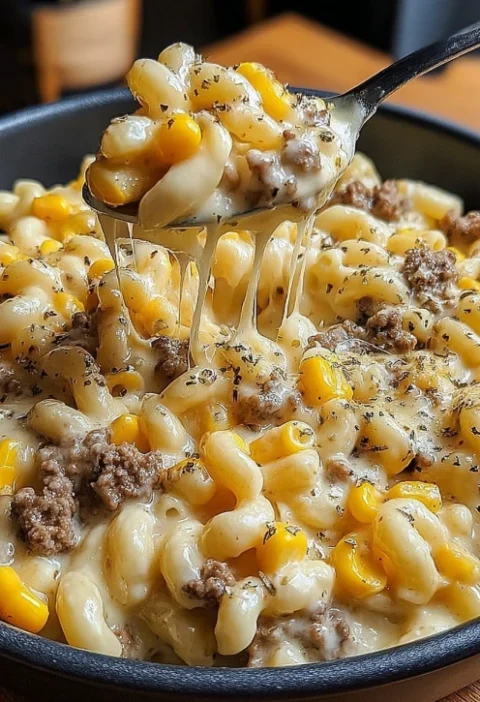 Golden Corn Ranch Beef Skillet Recipe Melted Cheddar Bliss Beef Skillet Easy Beef Skillet Dinner Ideas Hearty Ranch Beef S...