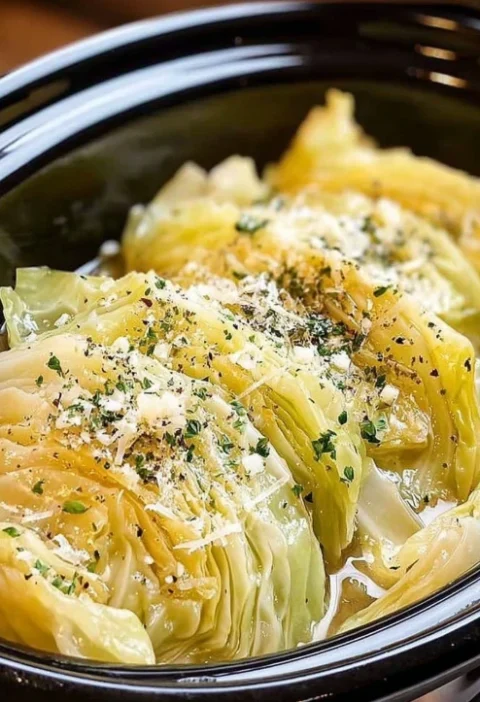 Grandma's Garlic Parmesan Cabbage Recipe Whole Cabbage With Lemon Butter Cozy Garlic Cabbage Dinners Best Garlic Parmesan ...