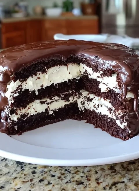 Heritage-style Ding Dong Cake Recipe How To Make Heritage Ding Dong Cake Best Heritage-style Chocolate Cake Vintage Ding D...