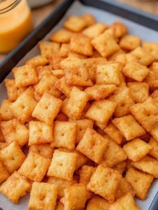 HOMEMADE CHEEZ-ITS