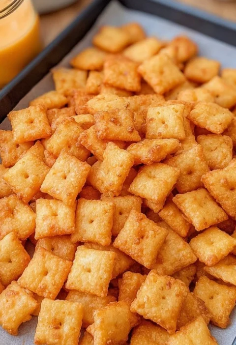 Homemade Cheez-Its Recipe Easy Cheez-Its Recipe From Scratch Gluten-free Homemade Cheez-Its Organic Cheez-Its DIY Make Che...