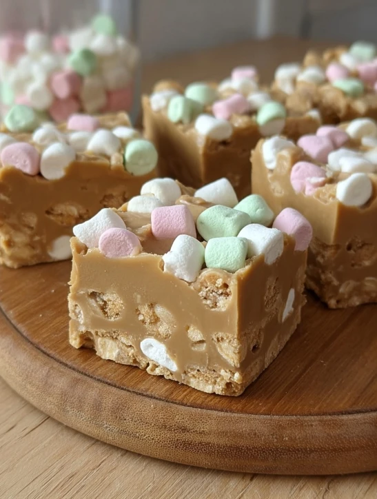 Cozy Grandma’s Peanut Butter Marshmallow Squares
