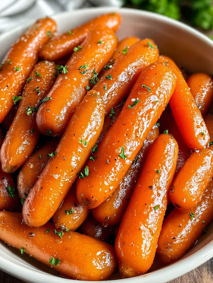 Cozy Grandma’s Honey Garlic Roasted Baby Carrots