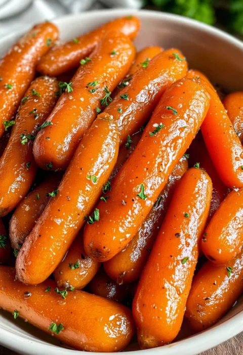 Honey Garlic Baby Carrots Recipe Grandma's Roasted Carrots Recipe Best Honey Garlic Carrots Easy Garlic Honey Roasted Carr...
